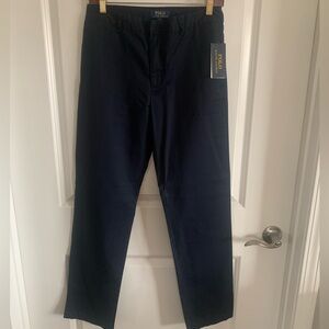 NWT Ralph Lauren Boys Classic Navy Pants size 18